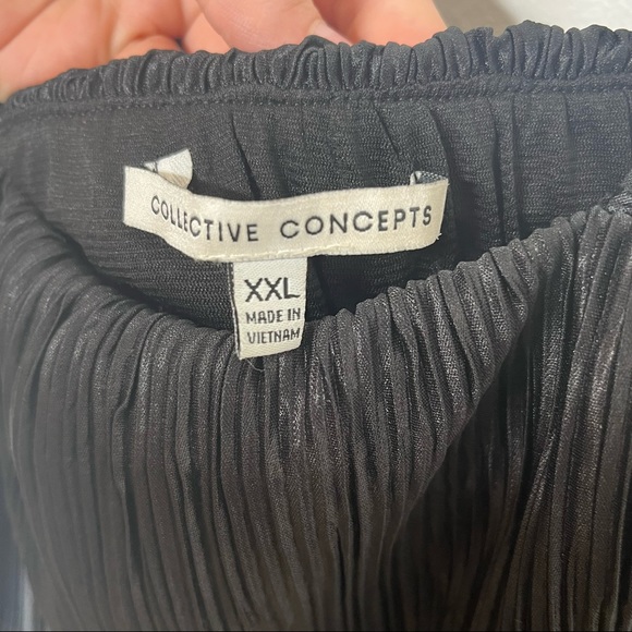 COLLECTIVE CONCEPTS Janice Pleated Jumpsuit - Picture 6 of 8